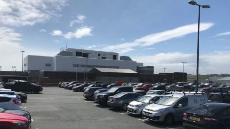 The Sumburgh Airport car park. Photo: Hans J Marter/Shetland News