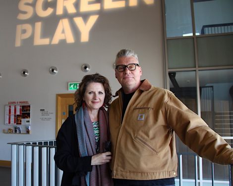 Curators Linda Ruth Williams and Mark Kermode: 'We’ve had a lot of social media attention in the lead up to and during the festival'. Photo: Hans J Marter/Shetland News