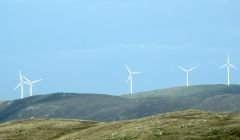 The proposed Mossy Hill wind farm would be located next to the existing one at Burradale.