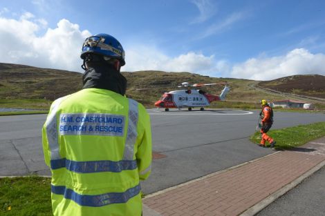 The coastguard attending to a medivac back in 2013. Photo: Malcolm Younger/Millgaet Media