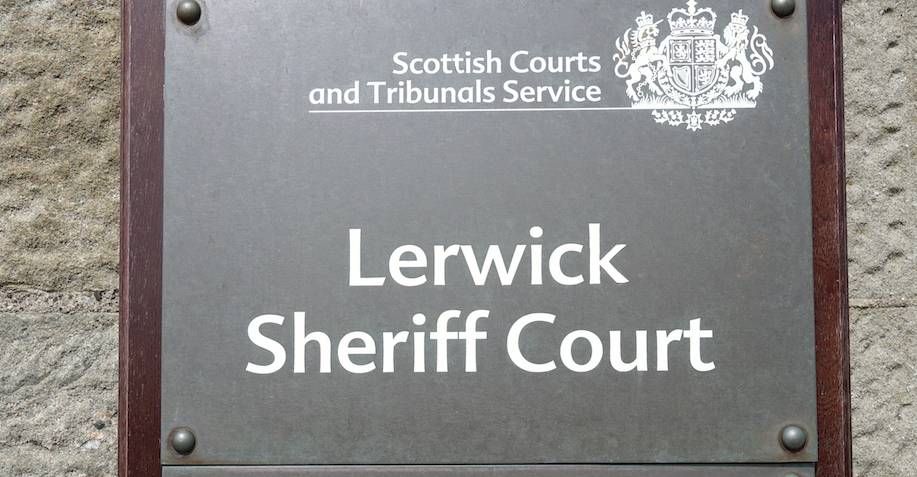 Sheriff gets angry with man who threatened violence | Shetland News