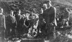 Six Shetlanders were the pallbearers for the burial of Ernest Shackleton in 1922.