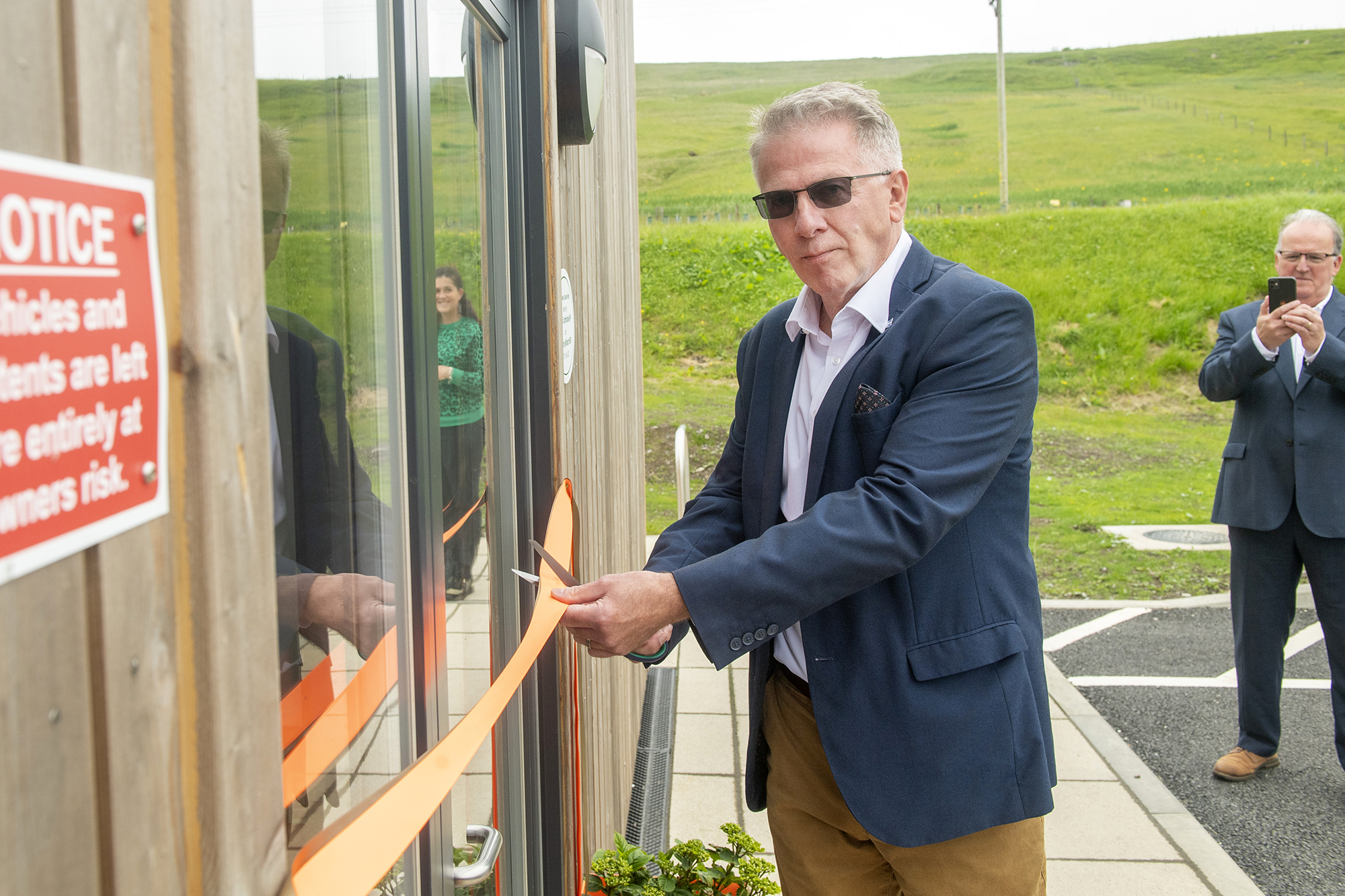 Watch Ribbon cut to formally launch new Scalloway caravan park