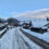 A snow covered road.