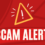 Illustration of a red alert sign with a yellow triangle containing an exclamation mark and the text "scam alert!" on a red background.