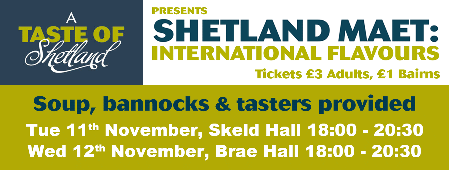 A Taste of Shetland - 11 to 12 November 2025