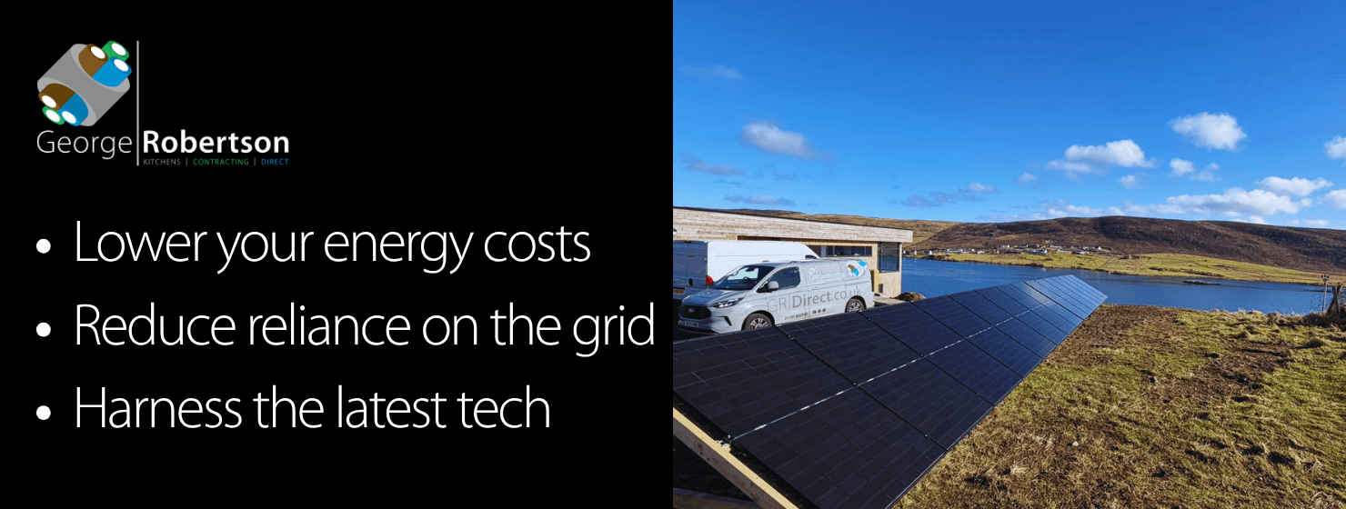 George Robertson - Powering your Shetland home with solar energy