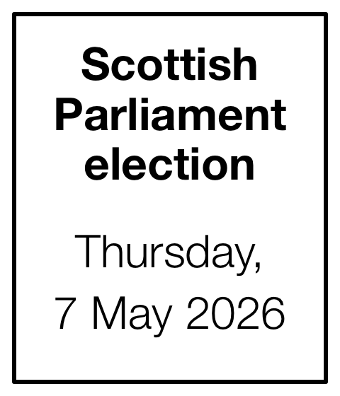 Scottish Parliament election - Thursday 7 May 2026